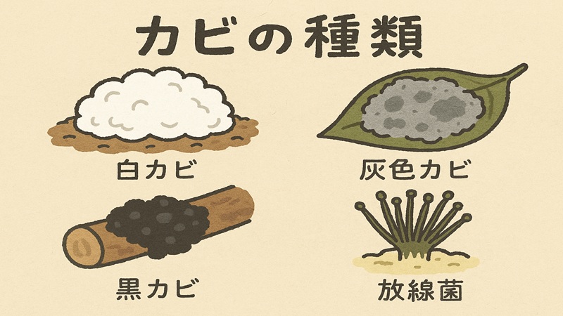 カビの種類と特徴