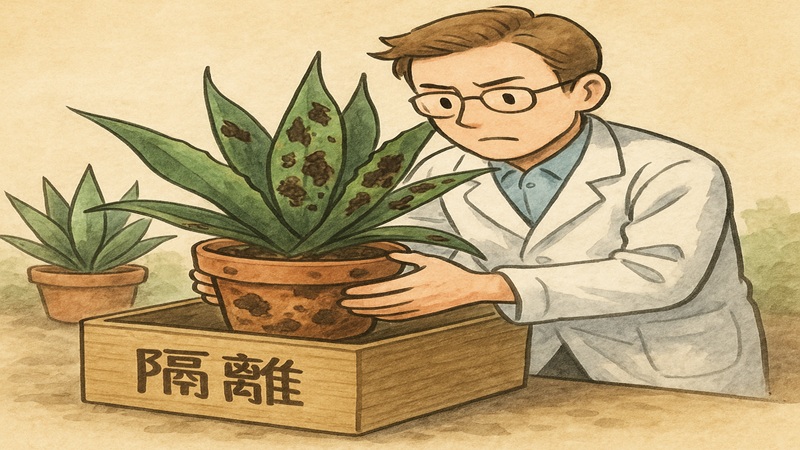 症状が発生した株は隔離すべきか